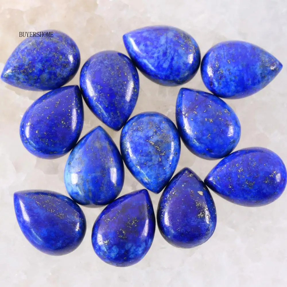 10Pcs/lot Water Drop 18x13MM CAB Cabochon Natural Stone Multi color Bead For Jewelry Making Necklace Pendant Bracelet Earrings