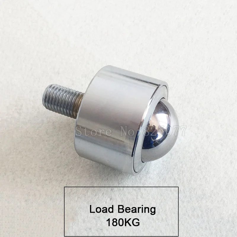 4PCS Precision type universal ball/caster/wheel, load bear 180kg, with bearing/M16 screw ,flexible durable ball JF1357