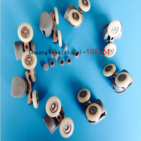 On sale Set of 8  top   Shower Door Rollers Wheels Pulley Runners Roller 