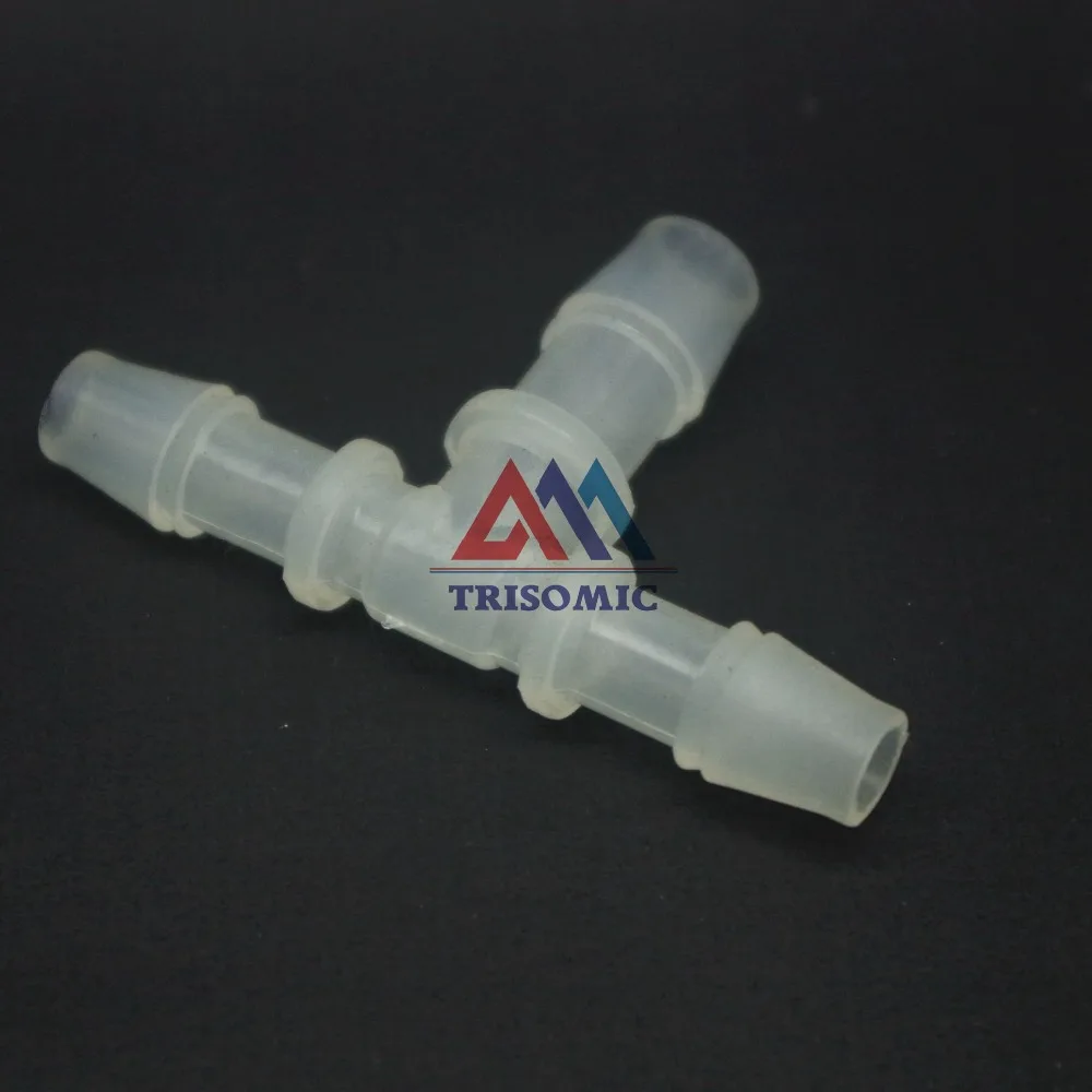 12 pieces 8mm*10mm*8mm T type Reducing Connector Tube Joiner Material PP Plastic Fitting Fish Tank Airline Aquarium