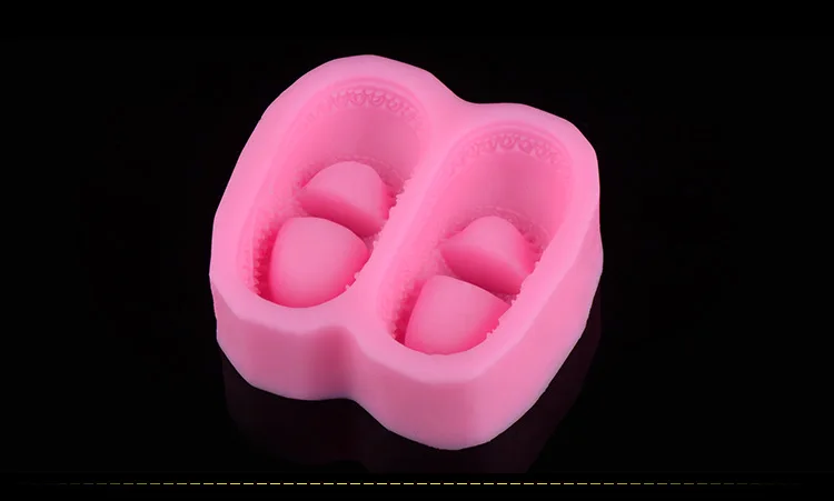 1PCS HOT Lovely Baby Shoes Silicone Cake Mold Mould Cutter Fondant Cake Decorating Tools   D289