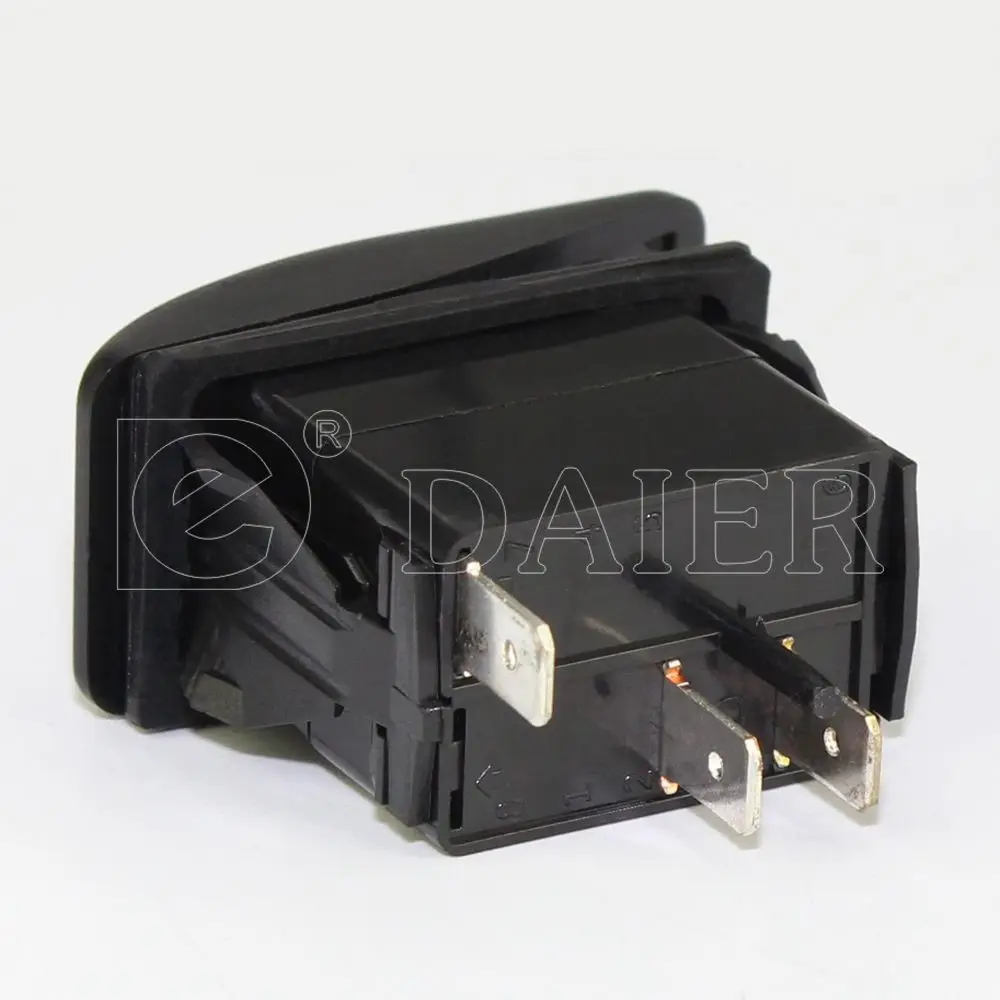 1PCS 20A 12VDC SPST 3Pin ON OFF Waterproof Marine Switch Rocker Single LED Bar Rocker Toggle Switch LED Light Car Boat