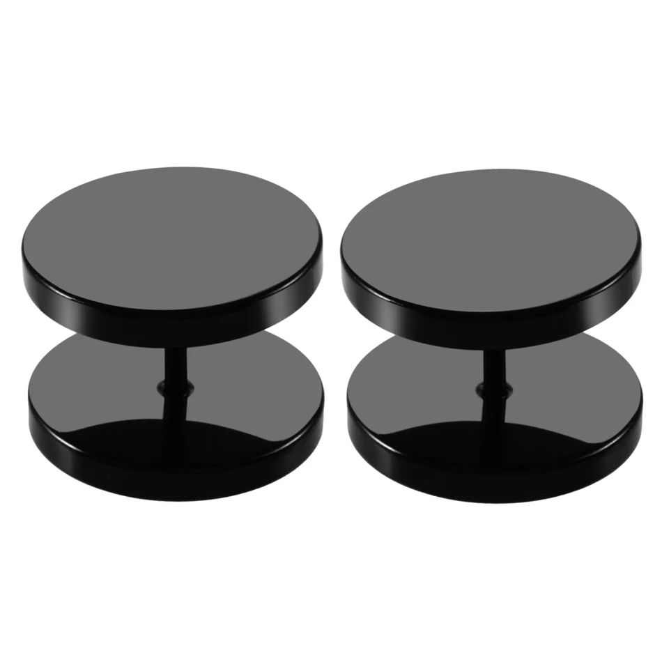 1 Pair Ear Plugs and Tunnels Flexible Thin Ear Tunnel Stainless Steel Ear Piercing Flesh Tunnel Ear Gauge Expander Stretchers