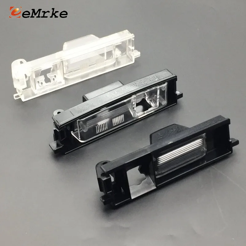 EEMRKE Car Rear View Camera Bracket License Plate Lights Housing Mount for Toyota RAV4 XA2_ XA3_ XA30 2001-2012 Vanguard XA30