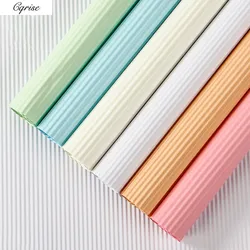 Papel corrugado de colores para niños, paquete de suministros de manualidades para álbum de recortes, papel de envoltura de flores, Origami, hecho a mano, 10 unidades