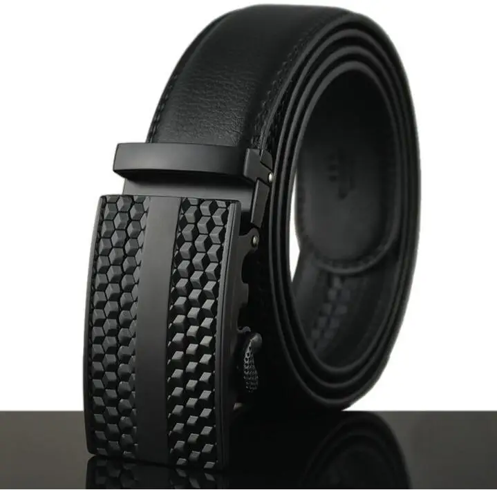 

ZPXHYH Famous Brand Belt Men Top Quality Genuine Luxury Leather Belts for Men,Strap Male Metal Automatic Buckle men's belts