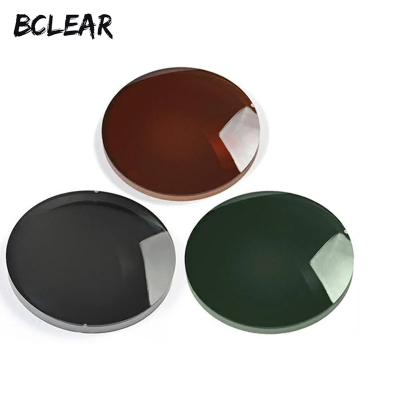 BCLEAR 1.49 Men and Women Myopia Presbyopia Polarized Sunglasses Lenses Brown Grey Green Sun Glasses for Driving Sun Lens