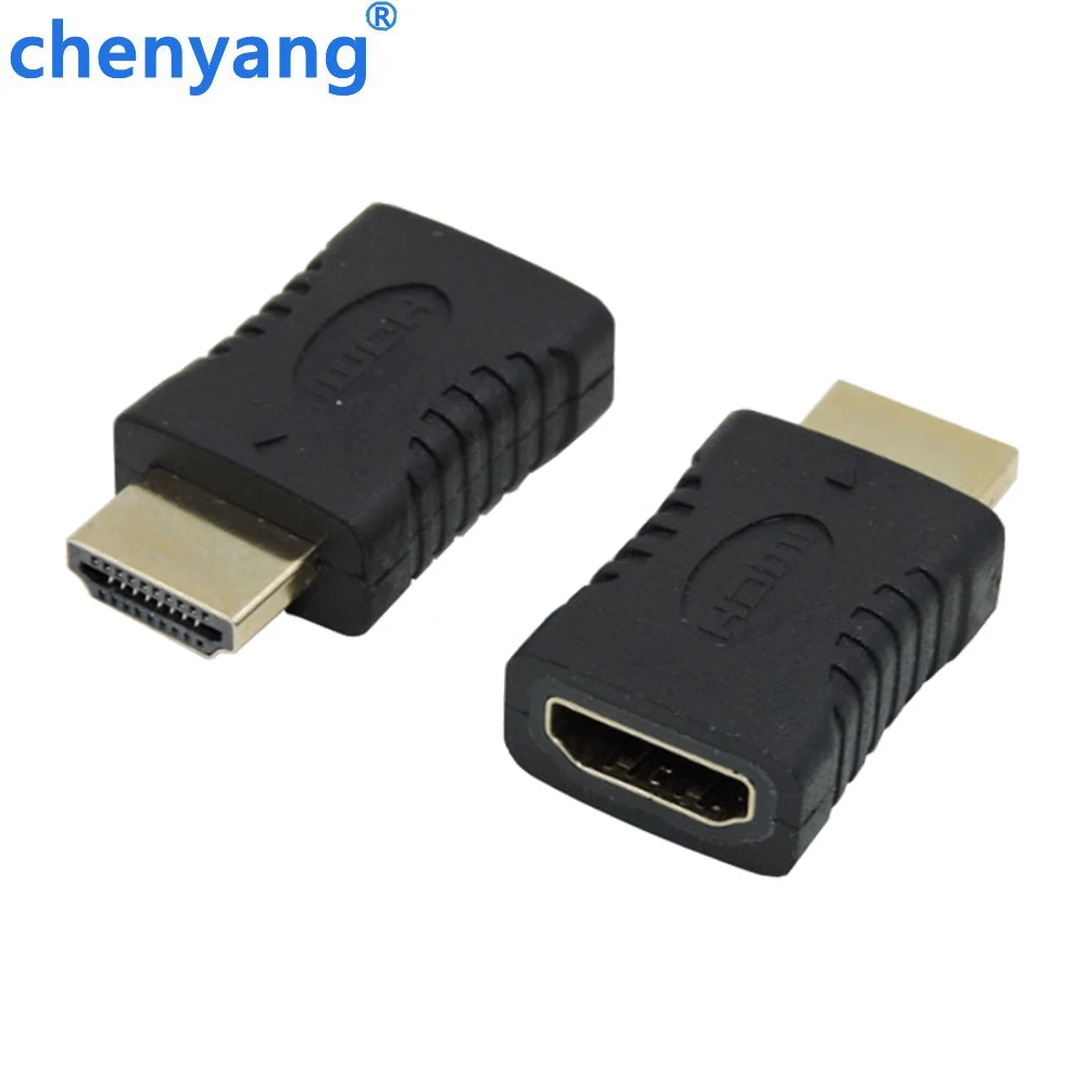 Высококачественный позолоченный HDTV-совместимый конвертер с разъемом «папа» на HD «мама» Full HD для HDTV