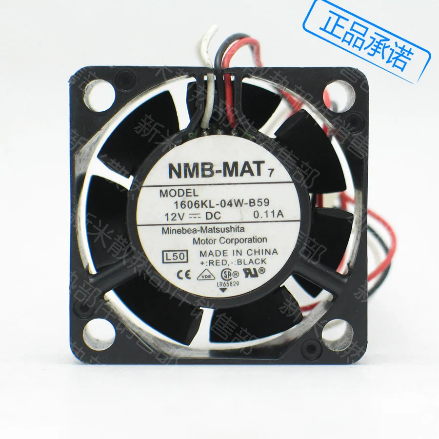 NMB-MAT-ventilador de refrigeración NMB 4CM1606KL-04W-B59 4015, 12V, 0.11A, usado