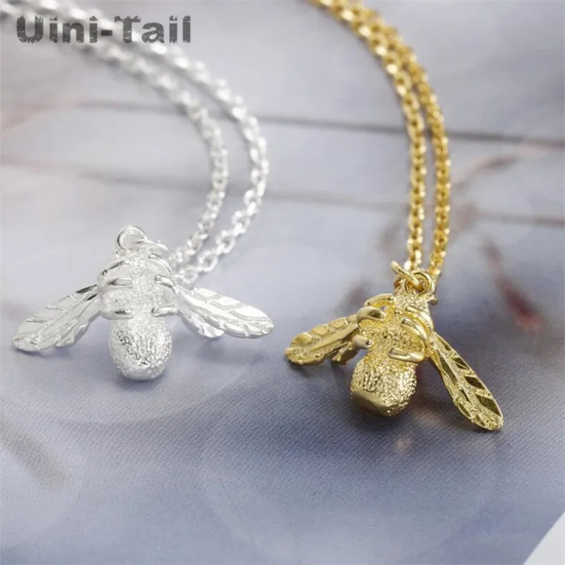 Uini-Tail hot new 925 Tibetan silver temperament cute little bee bracelet female models fashion tide flow high quality GN918