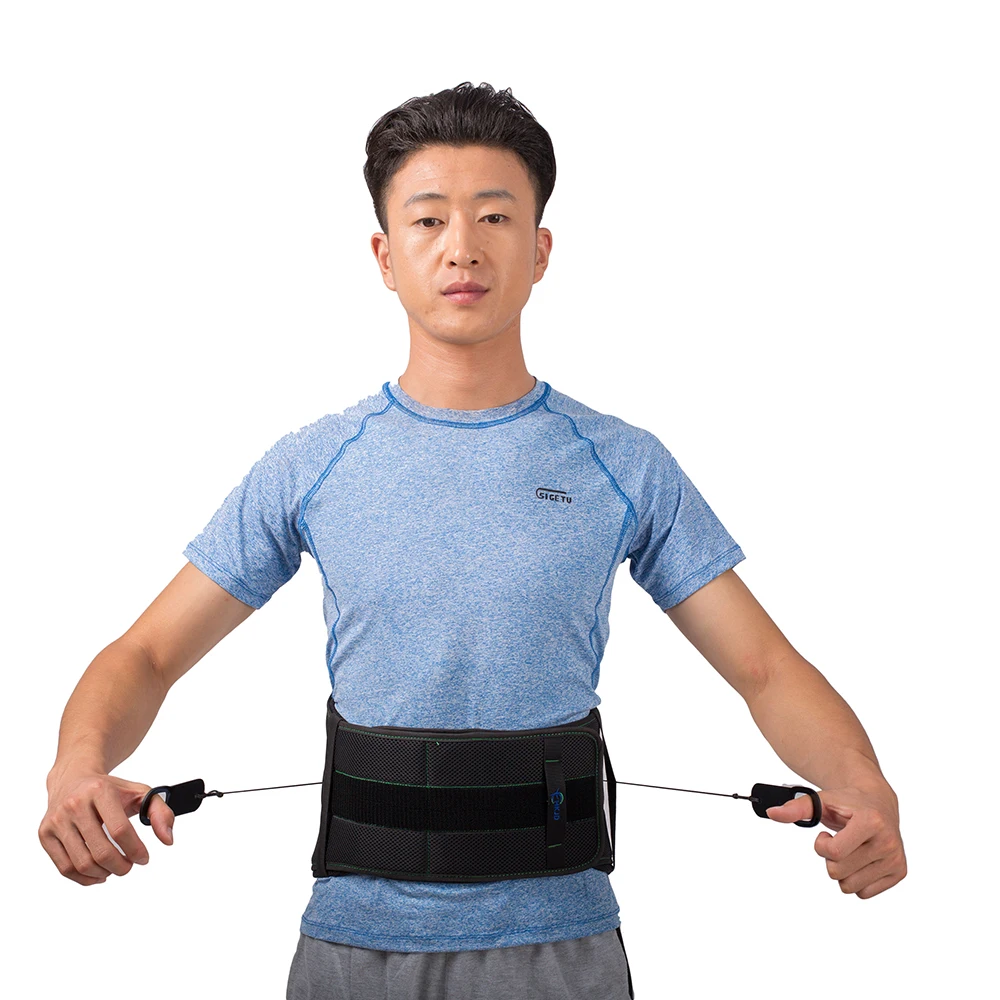 Lumbar Back Spinal Spine Waist Brace Support Belt Corset Stabilizer Band Wrap Strap Pad with Lateral Panel LSO Brace