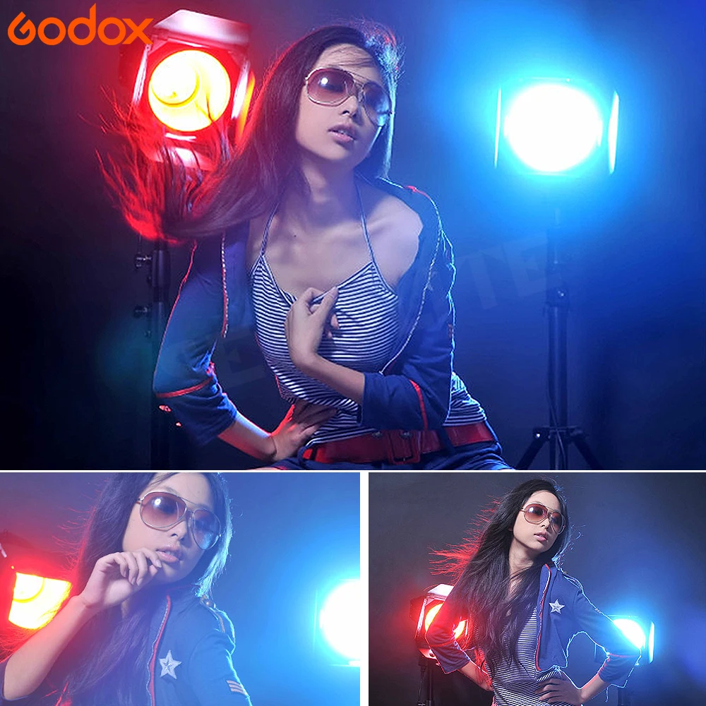 Godox BD 04 الحظيرة الباب عاكس العسل شبكة + 4 لون تصفية ل 18 سنتيمتر القياسية عاكس Godox استوديو الصور فلاش الملحقات