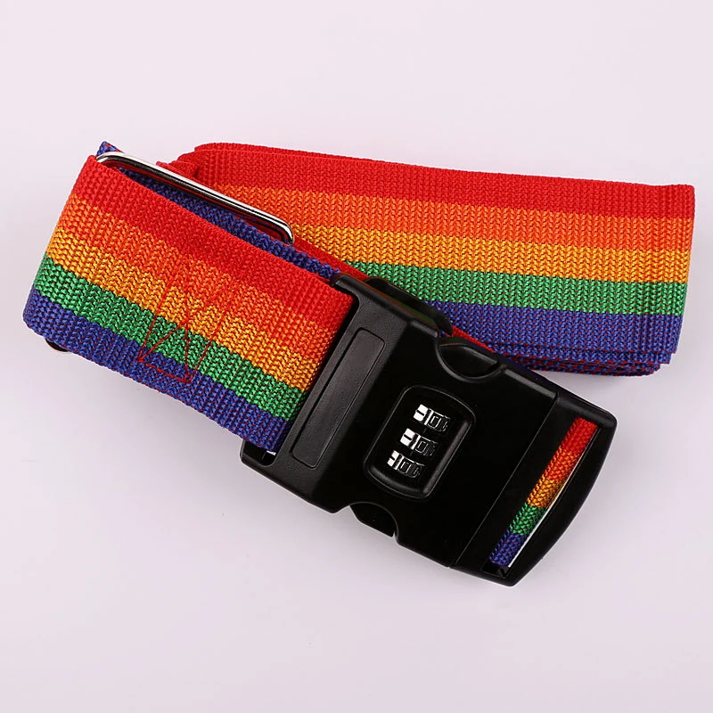 1pc Colorful Travel Luggage Strap 