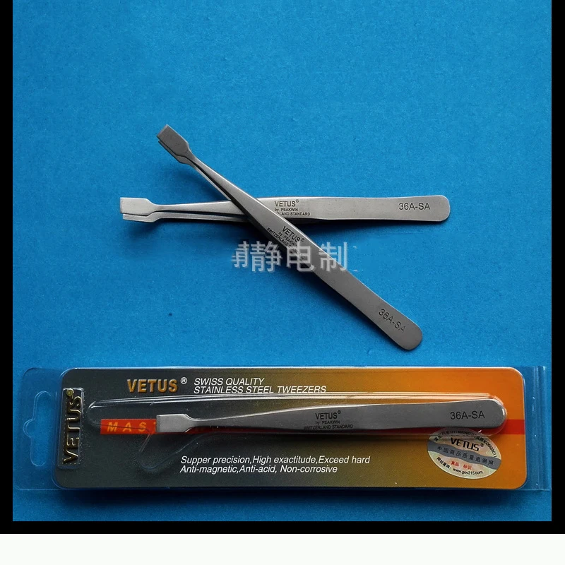 

VETUS 36A-SA tweezers stainless steel hyperfine high precision tweezer