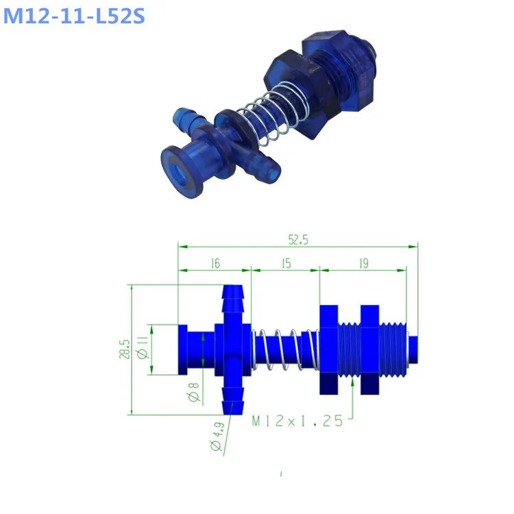 Vacuum pad manipulator pneumatic jig accessories plastic hardware suction cup holder M10-07/M12-11 smc pneumatics