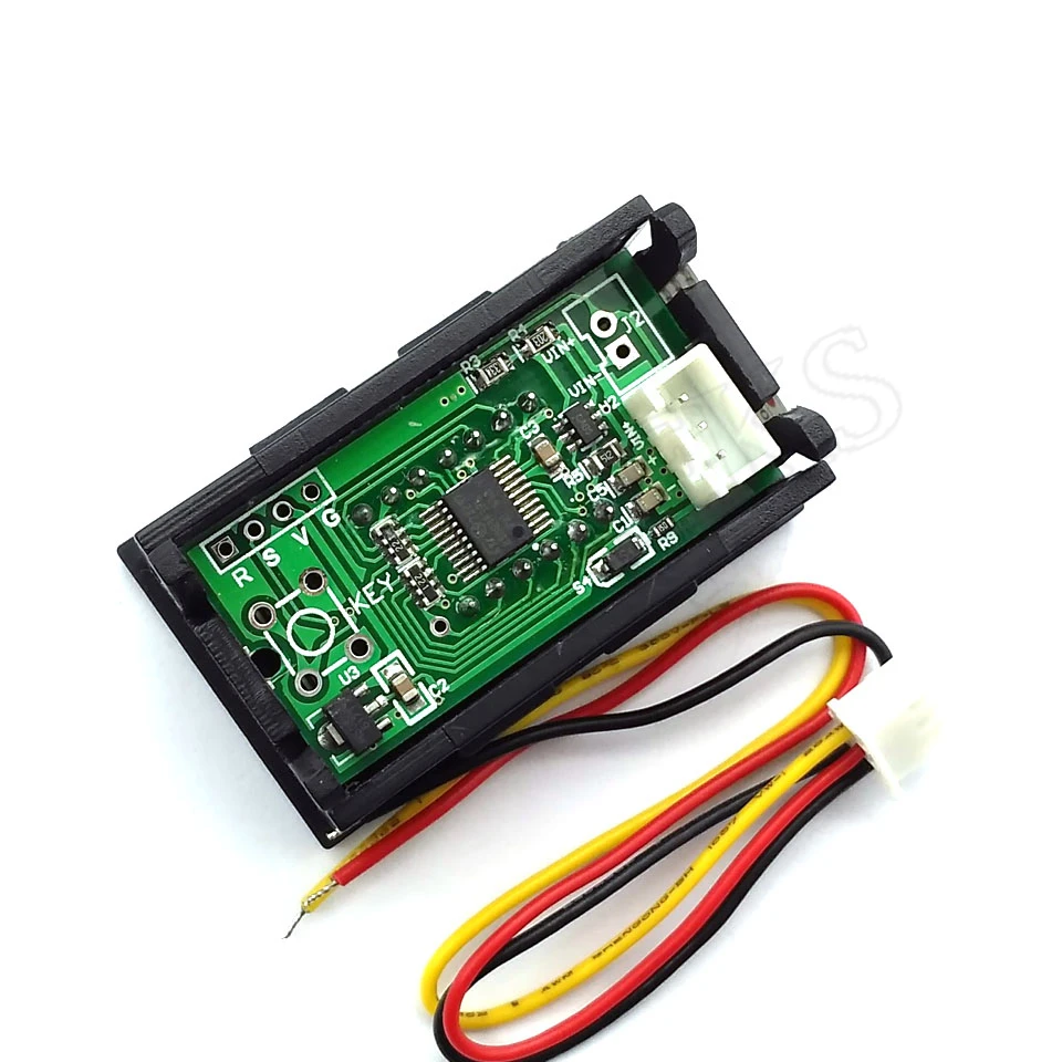 Новый светодиодный 5 цифр DC 0-4,30 0-33,000 в цифровой вольтметр измеритель напряжения Автомобильная панель