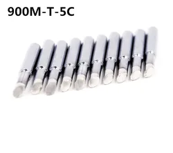 SZBFT 10 piece Lead-free Replaceable 900M-T-5C Soldering Iron Tips  For Soldering Station