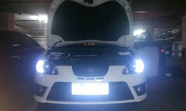 2 x High Power LED Daytime Running Light No Error for Seat LEON,Alhambra,Leon Cupra LED Driving Daytime Running Day Fog Lamp