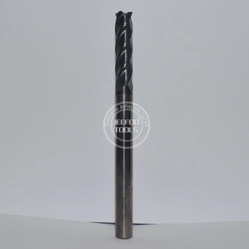 MA-4F-8*8*100L double-edged four-blade tungsten steel milling cutter