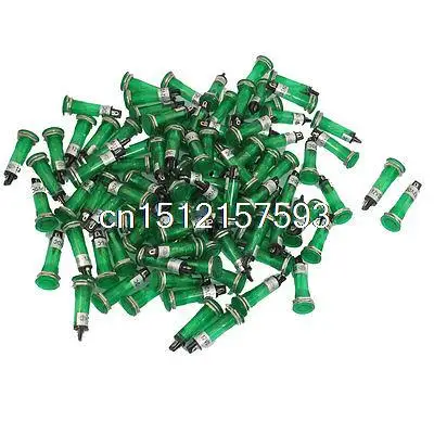 

DC 12V 10mm Holing Recessed Green Signal Indicator Pilot Light XD10-1 100 Pcs