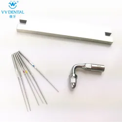 VV Dental Ultrasonic Scaler Endo Tip Kit Endo File Stainless Steel U-file Compatible with Woodpecker EMS Ultrasonic Scaler