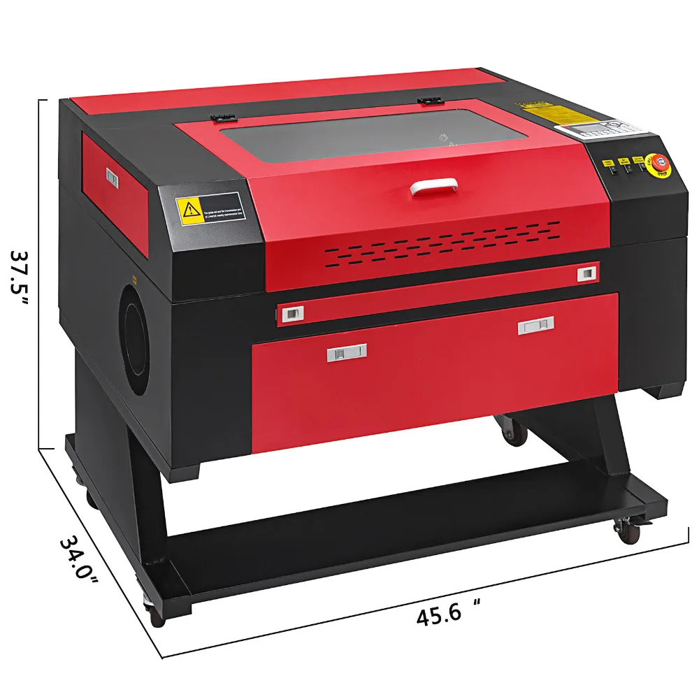 VEVOR Ruida 6442 Laser Machine Cutter Engraver Cutting Machine 60W 700x500mm 220V For Wood Plastic Acrylic