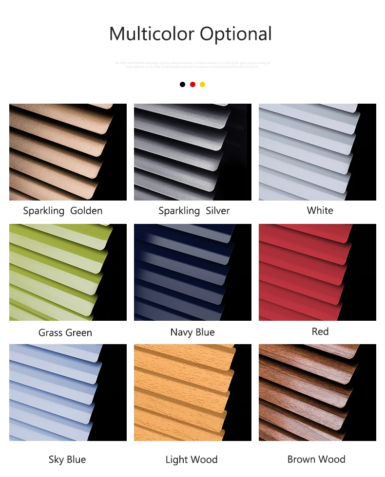Customized Size Venetian Blinds 25mm slat, Waterproof Thick Aluminum Window Roller Shutter, White, Grey, Silver, Gold, Black