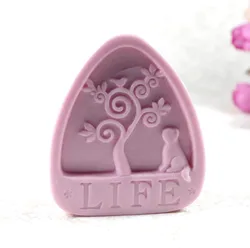 Albero della vita Della Muffa S482 Mestieri Arte Silicone Sapone 3D Muffa Muffe DIY Handmade Stampi Candela