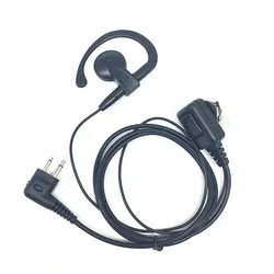 90 rotate D shape M plug 2pins headphone for motorola cp040 cp140 ep450 cp150 gp3188 gp88s dep450 dp1400 gp300 etc walkie talkie