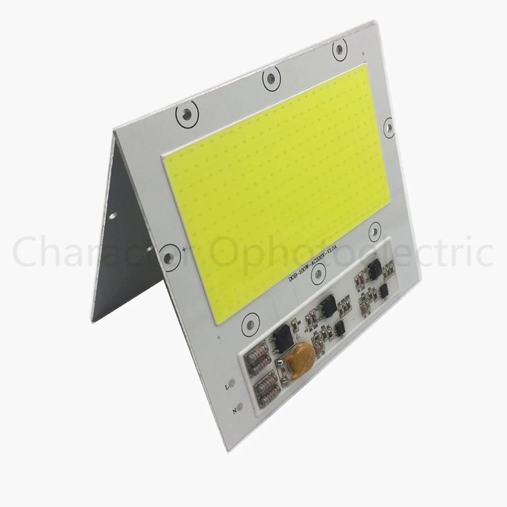 5 Pcs 100 W Lampu LED Smart IC COB Putih 6000-6500 K Lampu LED Lightning Protection 220AC