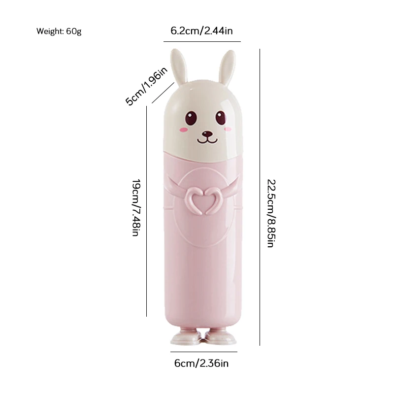 Toothpaste Toothbrush Storage Box Portable Protect Case Toothbrush Cup for Outdoor Travel Camping Capsule Toiletries Organizer