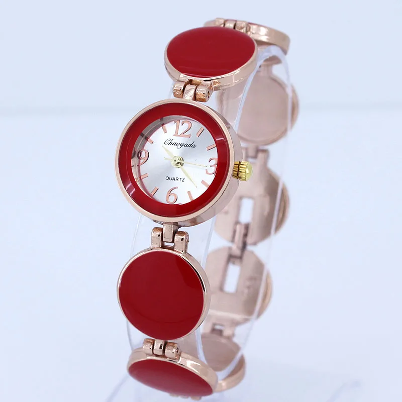 Brand Hot Popular Fashion Round Design Lady Women Girl Watches Silver Alloy Strap Quartz Crystal Diamonds Wristwatch New O26