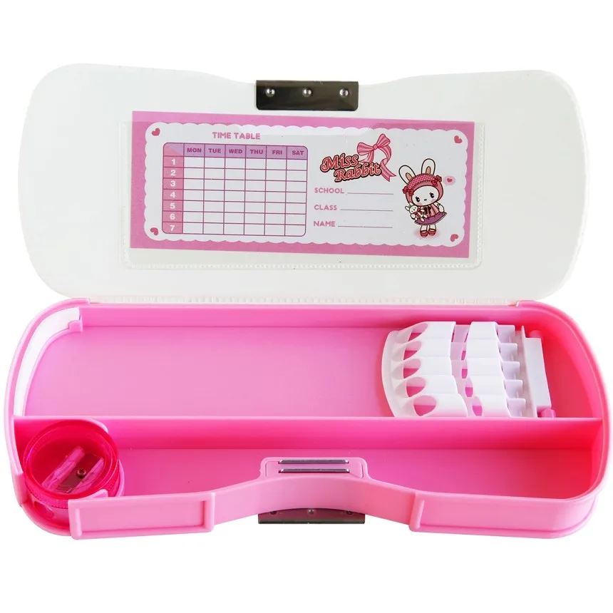 Pencil Case Plastic Pencil Cases School Supplies Pencilcase Pencil Box Stationery School Tools Papelaria