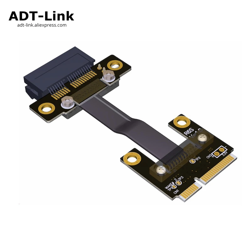 

8Gbps Mini PCI-e mPCIe WAN WiFi To PCIe x1 PCI-E 1x Riser adapter cards Gen3.0 Mini-PCIe Ribbon cable Mini pci e for WIFI card