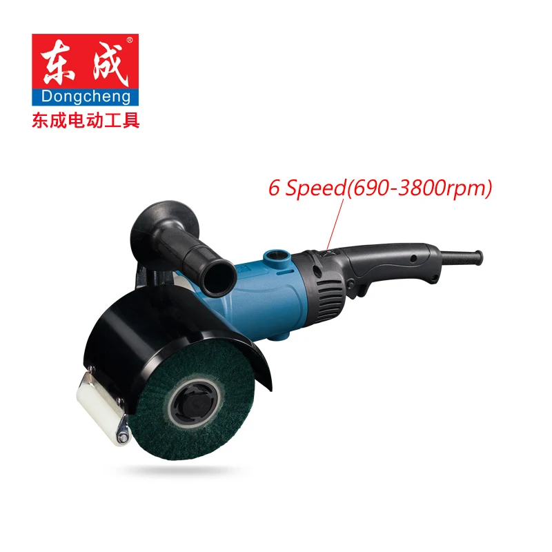 

1400W Grinding For Metal 6 Speed Polishe Drawbench 690-3800rpm Slip Drawing Machine Sander 120*100mm Polisher Wheel