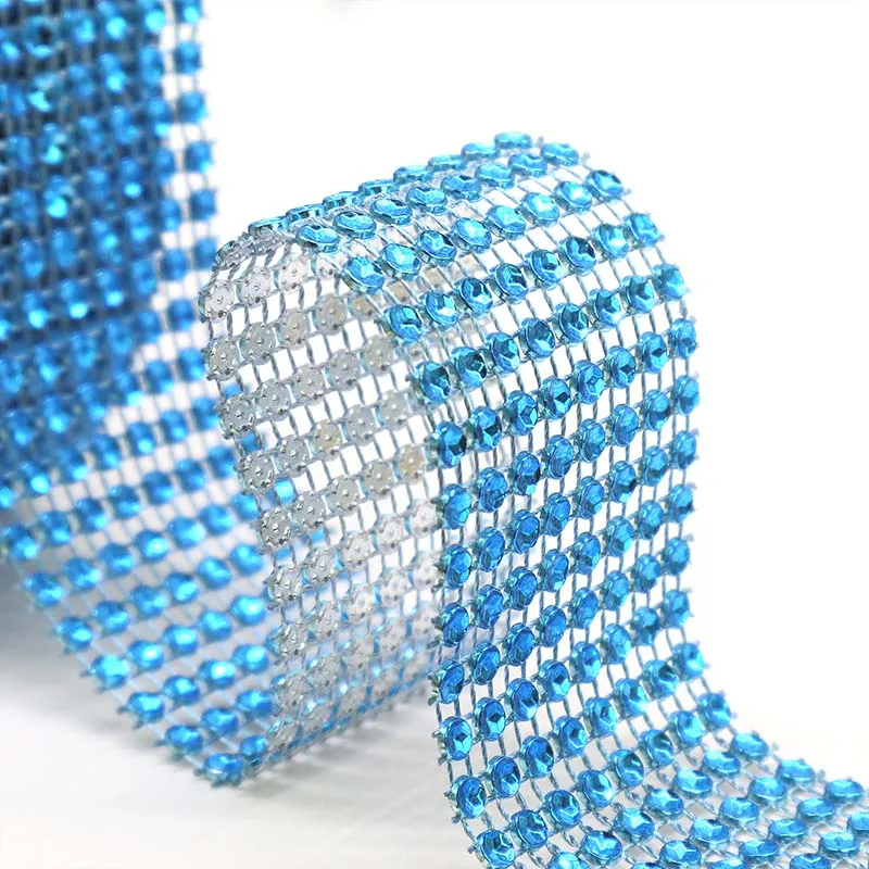 2Yard Acrylic Rhinestone Diamond Ribbon for Wedding Cakes Birthday Decorations Baby Shower Events Party Supplies Arts and Crafts