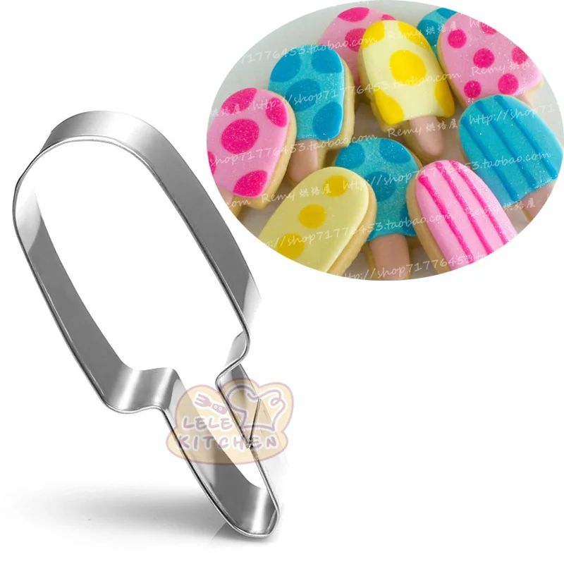 

1pcs Popsicles Moldes Metal Cookie Cutters patisserie reposteria Cupcake Candy Fondant Cake Decor Tools Kitchen Dining Bakeware