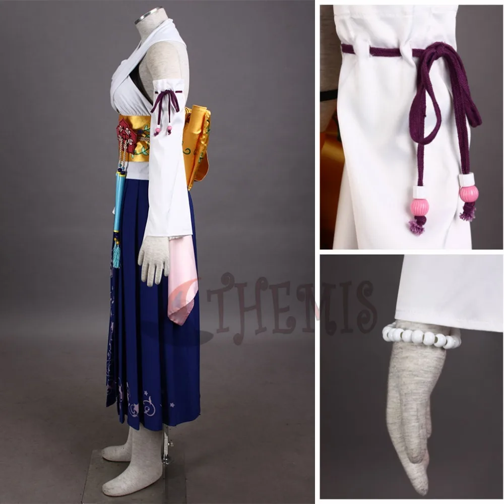 Athemis Cuối Cùng Giả Tưởng Mười Yuna Cosplay Triệu Tập Trang Phục Trang Phục Cao Cấp Giống Như Nhân Vật Ban Đầu Bất Kỳ Kích Thước