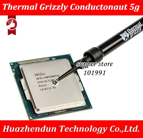 

Thermal Grizzly Conductonaut 5g PC Graphics card CPU GPU Cooling liquid metal Thermal Compound Cooler fan Thermal Grease/paste