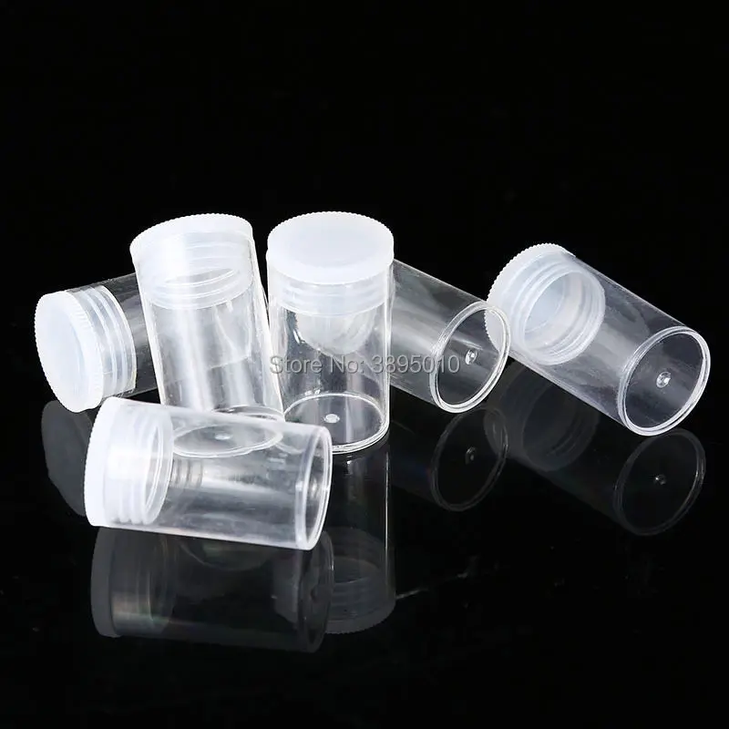 quality round Clear 500PCS/Lot Empty Plastic Jars Pots For Nail Art Glitter Make Up Cosmetic Bottle F801