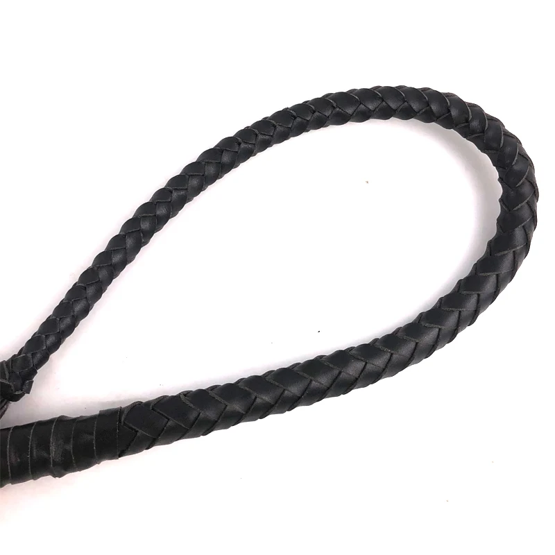 70 CM & 80 CM Hand Made Braided Riding Whips For Horse Outdoor Racing Training Cowhide Leather Horse Whip Equestrian Equipment