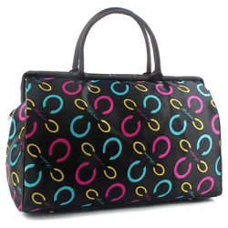 Bolsa de viaje grande para mujer, bolsos de fin de semana informales, equipaje de mano, tamaño 44x30x19cm, 48% de descuento, 153