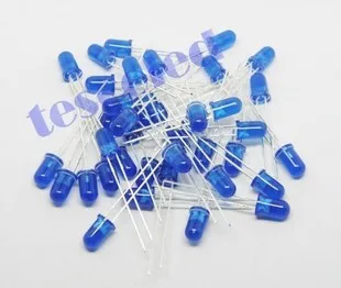 

10000pcs 5mm blue Ultra Bright Diffused blue LED Lamps New fast shipping 5mm light-emitting diode 5mm round blue lens led