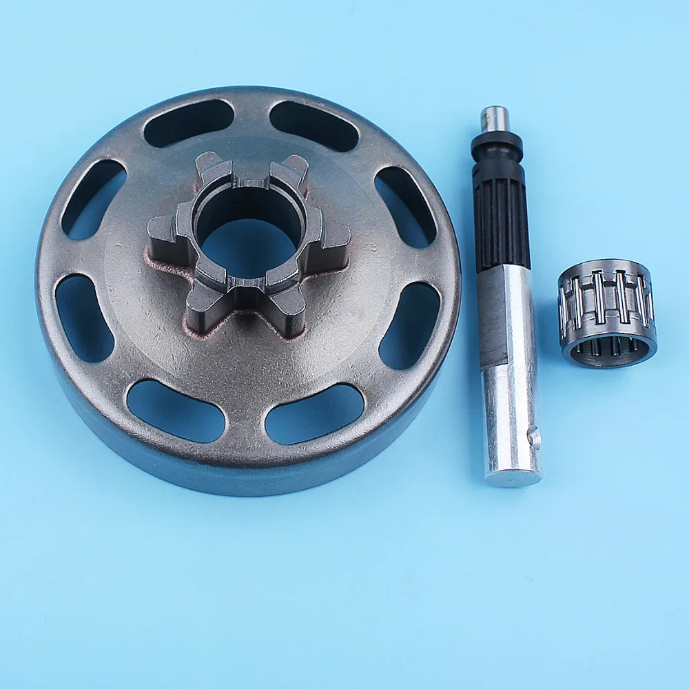 Imagem -02 - Chainsaw Oil Pump Piston Assy para Husqvarna 6t Clutch Drum Sprocket Substituição de Jardim Ferramentas de Jardim 135 140 135e 140e