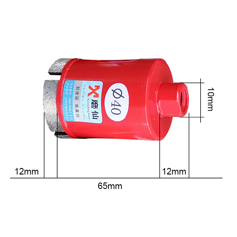 1Pc Boor M10 Haakse Slijper Gat Opener Diamond Core Boor Marmer Graniet Tegel Keramische Beton Gatenzaag cutter Boren