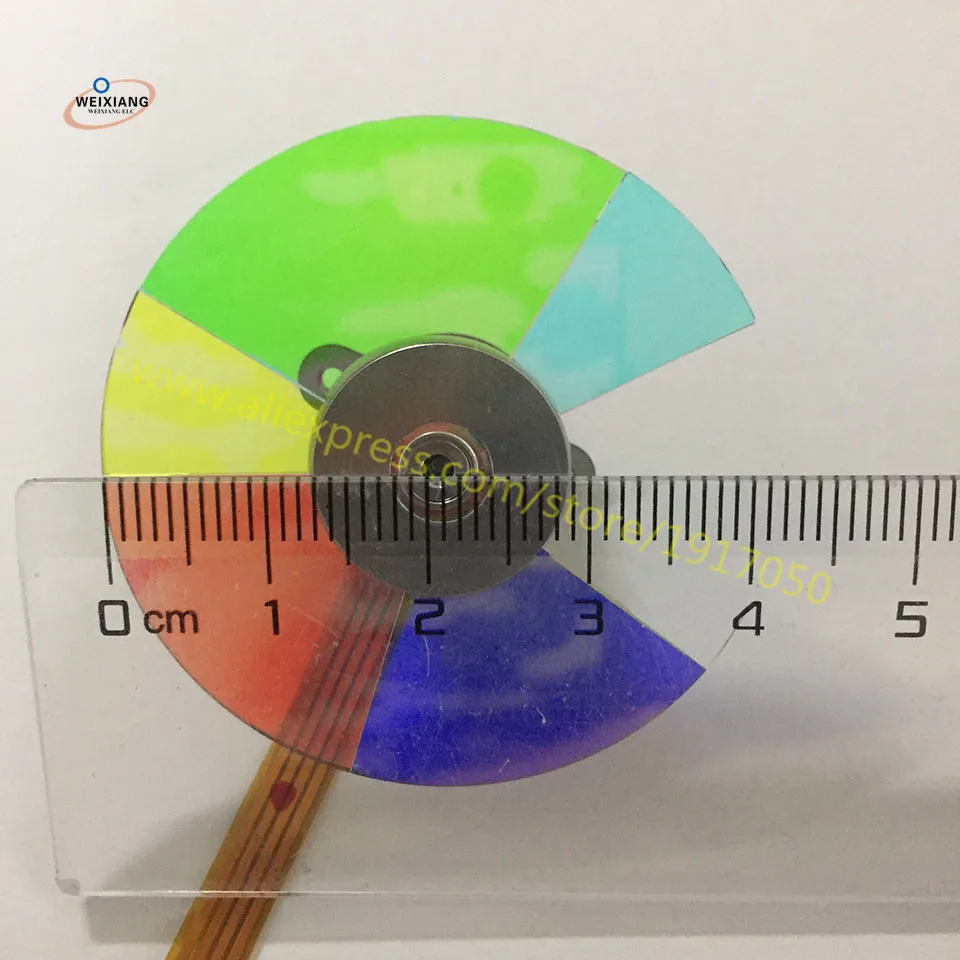 

Original Projector Color Wheel For InFocus IN126ST/ For ViewSonic PJD6241 Color Wheels,6 segments 42mm