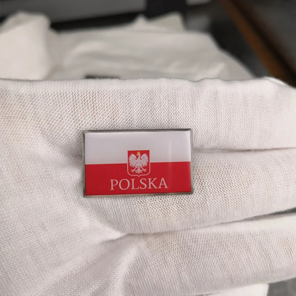 Polska Poland Flag Pin Badge