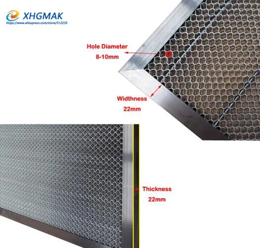 600x800mm Honeycomb Table Laser Machine Honey Comb CO2 Laser Engraver Cutting Steel Mesh for Stamping Cutting Machine