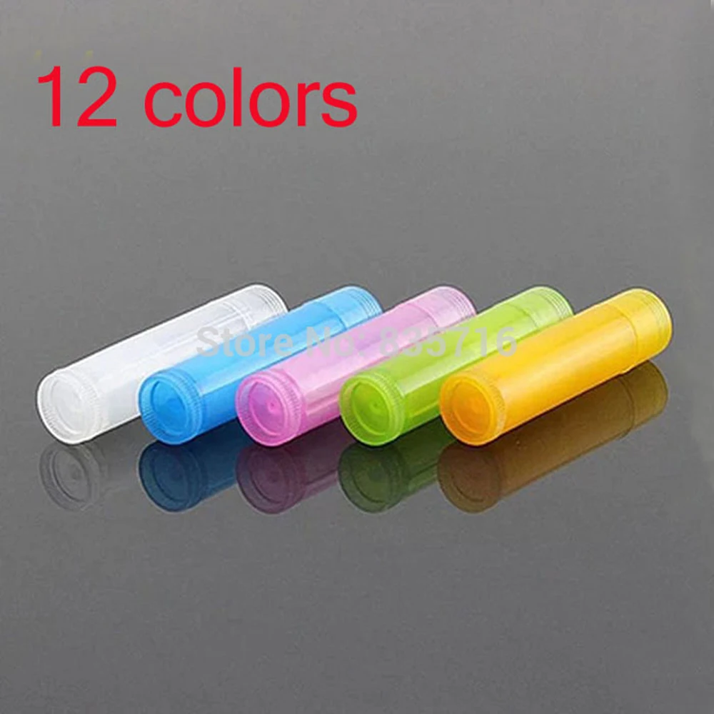 10 teile/los neue diy Lippenstift kühlen liptube 10 farben balm rohr Leere liptubes Container lip Rohre balsam rohre