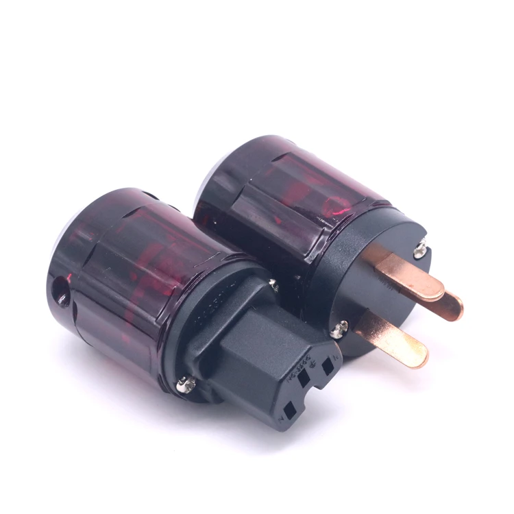 زوج هاي فاي P-079 C-079 مصنوع من النحاس الأحمر, قابس كهرباء أسترالي، موصل مطابق لمعايير (اللجنة الفنية الكهربائية الدولية)، سلك كهرباء تيار متردد، كابل، مقابس، موصل، مقبس، محول